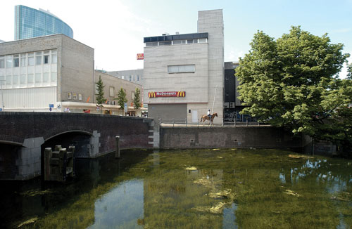Rotterdam nabij de Vlasmarkt